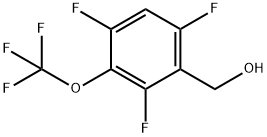 2,4,6-Trifluoro-3-(trifluoromethoxy)benzenemethanol 结构式