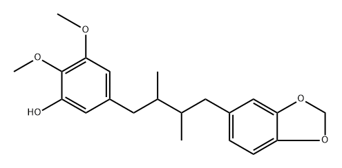 华中五脂素 结构式