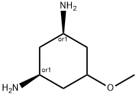 REL-(1R,3S)-5-甲氧基环己烷-1,3-二胺 结构式