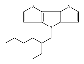 4H-?Dithieno[3,?2-?b:2',?3'-?d]?pyrrole, 4-?(2-?ethylhexyl)?-?, homopolymer 结构式