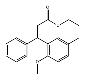 Ethyl 3-(2-methoxy-5-methylphenyl)-3-phenylpropionate