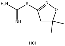 4,5-二氢-5,5-二甲基-3-异硫脲-异噁唑盐酸盐(11) 结构式