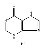 6H-Purin-6-one,  1,7-dihydro-,  radical  ion(1+),  conjugate  monoacid  (9CI) 结构式