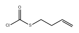Carbonochloridothioic acid,?S-3-butenyl ester 结构式