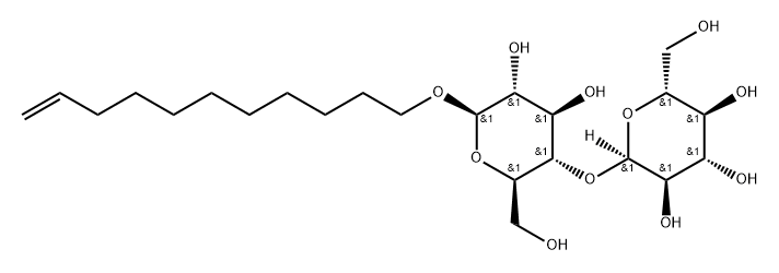 UNDECYLENYL MALTOSIDE 结构式