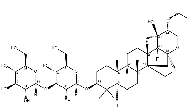 假马齿苋皂苷N2 结构式