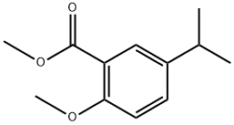 Methyl 5-isopropyl-2-methoxybenzoate 结构式