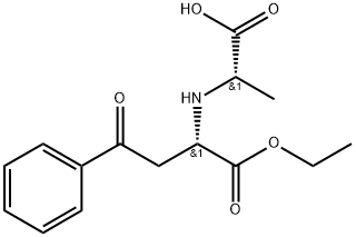 N-(1-(S)-ETHOXYCARBONYL-3-PHENYLPROPYL)-L-ALANINYL-N-CARBOXYANHYDRIDE 结构式