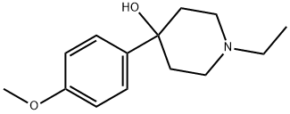 1-Ethyl-4-(4-methoxyphenyl)-4-piperidinol 结构式