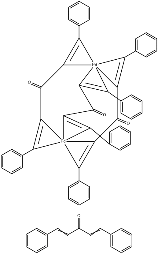 Pd2(bda)3 结构式