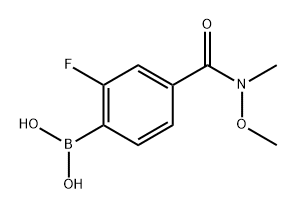 2-Fluoro-4-(methoxy(methyl)carbamoyl)phenylboronic acid