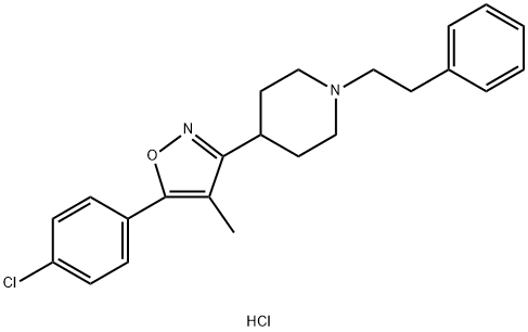 L-741742 Hydrochloride 结构式