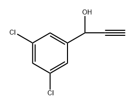 1-(3,5-Dichlorophenyl)prop-2-yn-1-ol 结构式