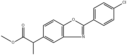 苯恶洛芬甲酯 结构式