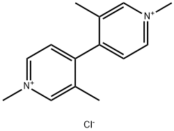 4,4''-Bipyridinium, 1,1'',3,3''-tetramethyl-, dichloride 结构式