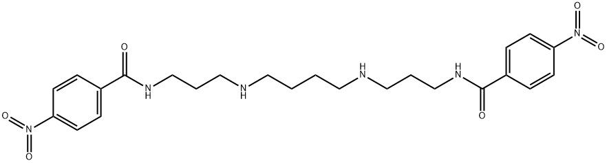 N(1),N(14)-bis(4-nitrobenzoyl)spermine 结构式