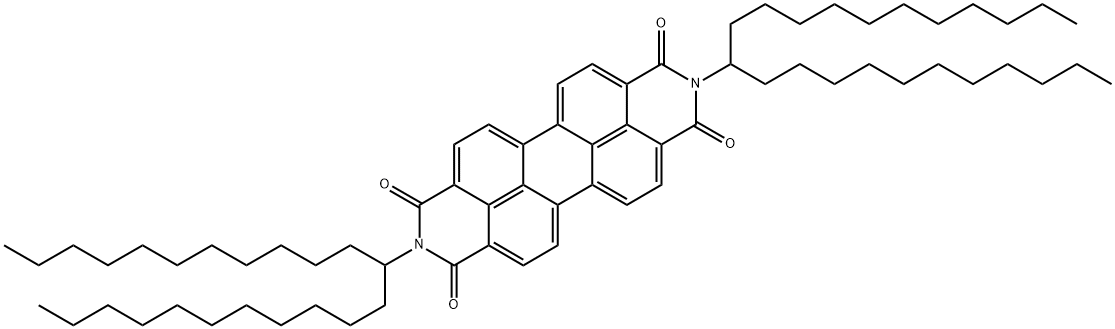 2,9-di(tricosan-12-yl)anthra[2,1,9-def:6,5,10-d'e'f']diisoquinoline-1,3,8,10(2H,9H)-tetraone 结构式