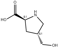 trans-4-(Hydroxymethyl)-proline 结构式