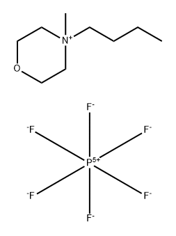 N-甲基,丁基吗啉六氟磷酸盐 结构式