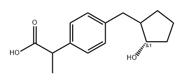 洛索洛芬钠杂质08-01(杂质H-1) 结构式