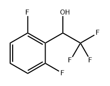 1-(2,6-二氟苯基)-2,2,2-三氟乙醇 结构式