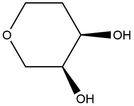 (3S,4R)-四氢2H吡喃-3,4-二醇 结构式
