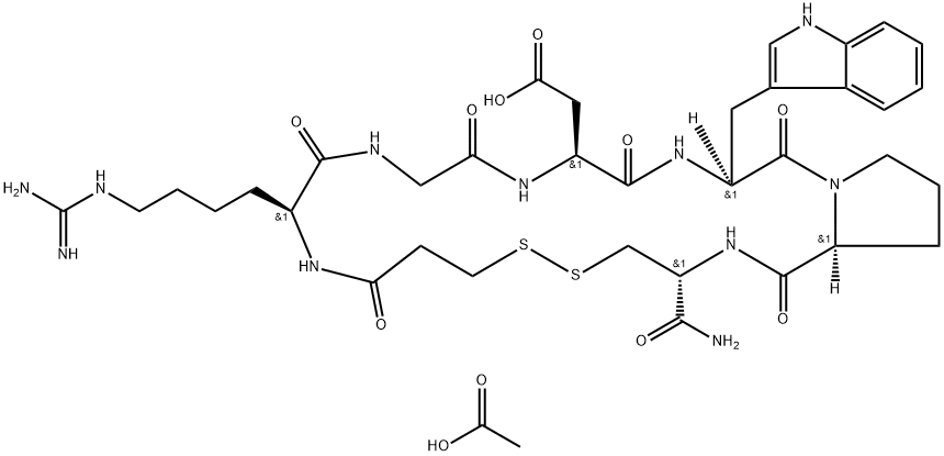 依菲巴特醋酸盐 结构式