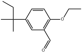 5-(1,1-Dimethylpropyl)-2-ethoxybenzaldehyde 结构式