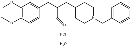 多奈哌齐盐酸盐一水合物 结构式