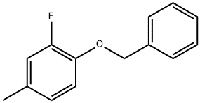 1-(benzyloxy)-2-fluoro-4-methylbenzene 结构式