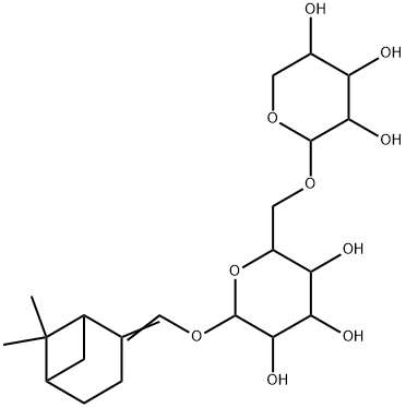 pinen-10-yl vicianoside 结构式