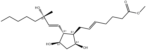 5,6-反式卡前列素氨基丁三醇甲酯 结构式