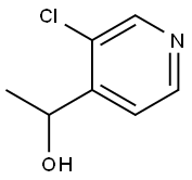 1-(3-氯吡啶-4-基)乙醇 结构式