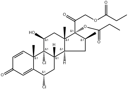丙酸倍氯米松EP杂质E 结构式