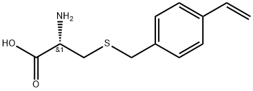 3-[(对乙烯基苄基)硫基]- L-丙氨酸 结构式