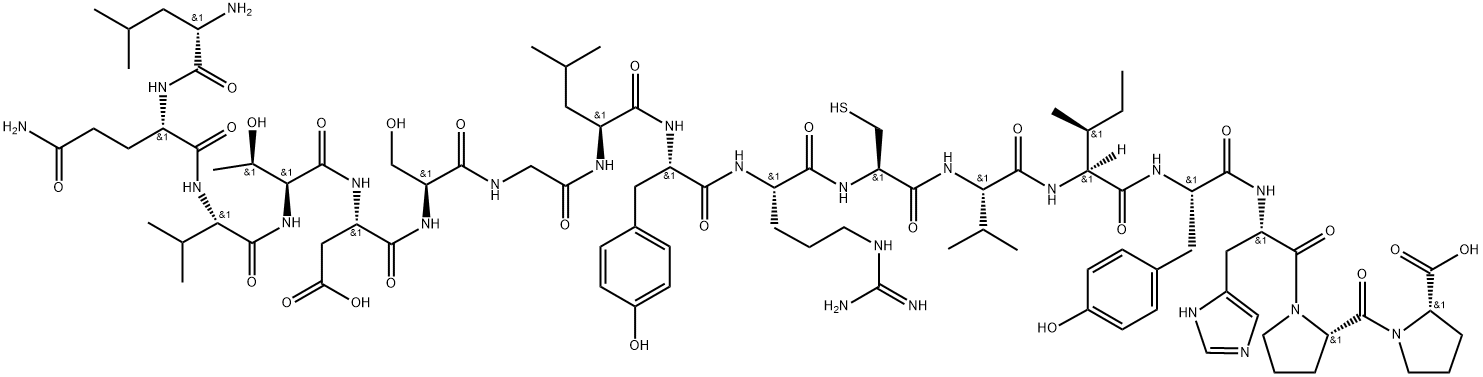 抑制肽LP17 结构式