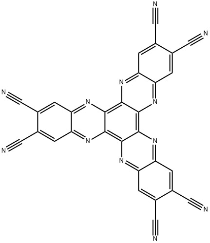 二喹喔啉并[2,3-A:2',3'-C]吩嗪-2,3,8,9,14,15-六甲腈 结构式