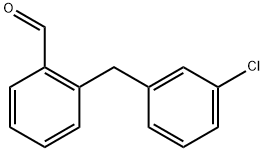 2-(3-氯苄基)苯甲醛 结构式