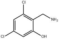 2-(氨基甲基)-3,5-二氯酚 结构式