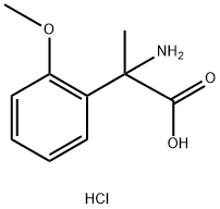2-氨基-2-(2-甲氧基苯基)丙酸盐酸盐 结构式