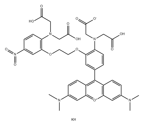 Rhod-5N (potassium salt) 结构式