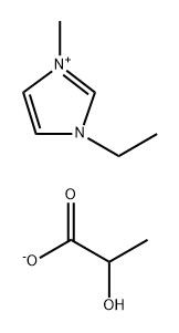 1-乙基-3-甲基咪唑L-乳酸盐 结构式