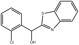 2-Benzothiazolemethanol, α-(2-chlorophenyl)- 结构式