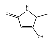 4-羟基-5-甲基-1H-吡咯-2(5H)-酮 结构式