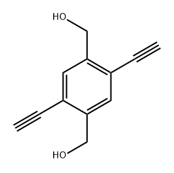 (2,5-Diethynyl-1,4-phenylene)dimethanol 结构式