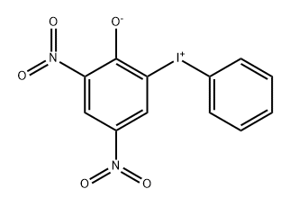 Iodonium, (2-hydroxy-3,5-dinitrophenyl)phenyl-, inner salt 结构式