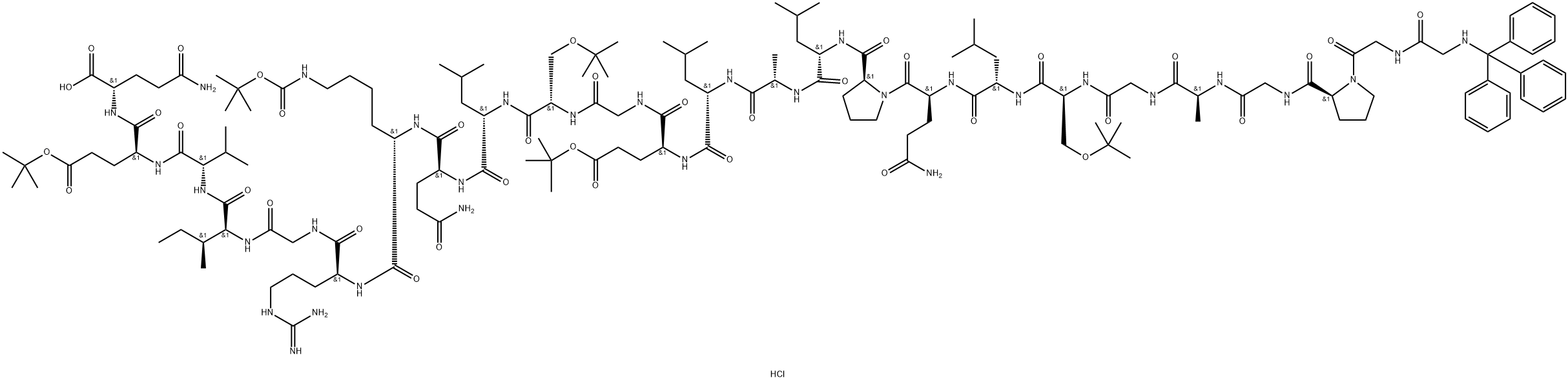 proinsulin (46-70) 结构式