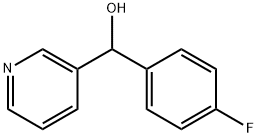 3-Pyridinemethanol, α-(4-fluorophenyl)- 结构式