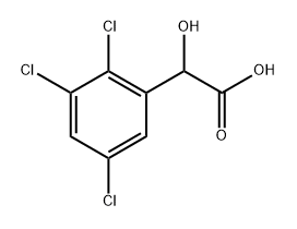 Benzeneacetic acid, 2,3,5-trichloro-α-hydroxy- 结构式