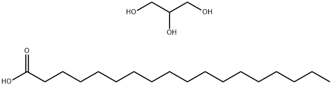 聚甘油-2 倍半硬脂酸酯 结构式